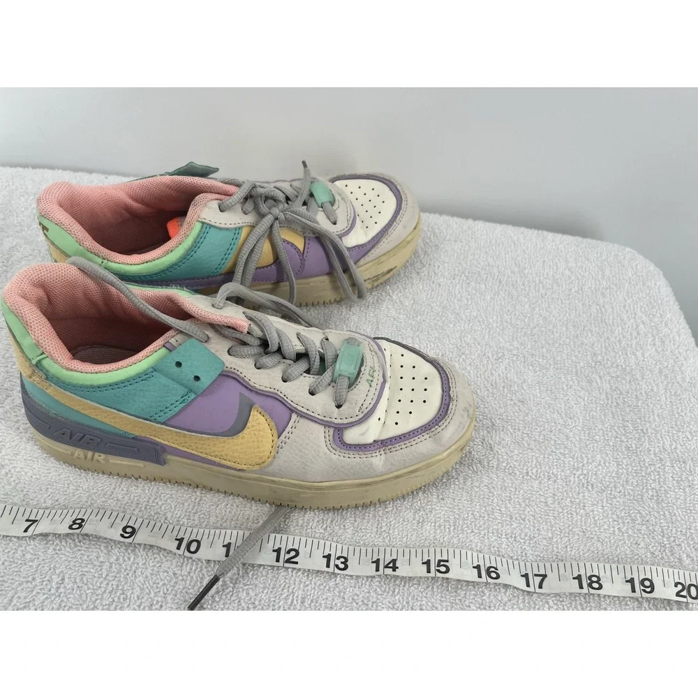 Nike Air Force 1 Shadow Pale Ivory Pastel Multi Women's Shoes Sz 5